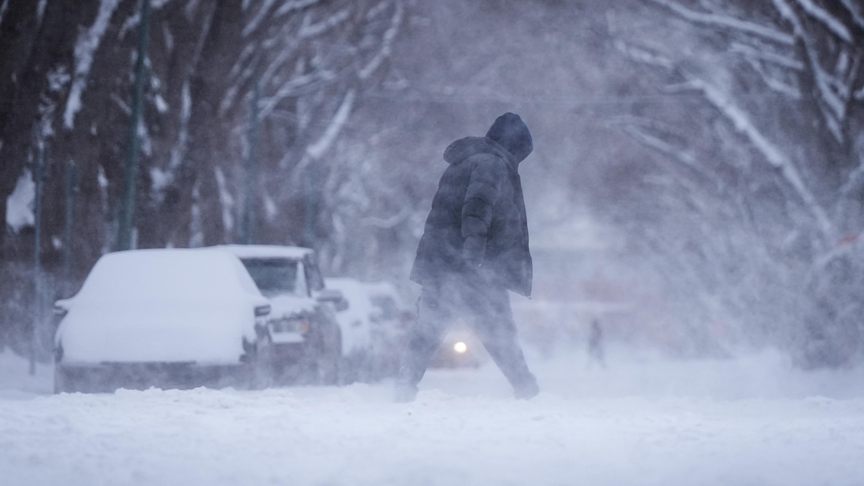 Une tempête de neige frappe le sud de la Saskatchewan