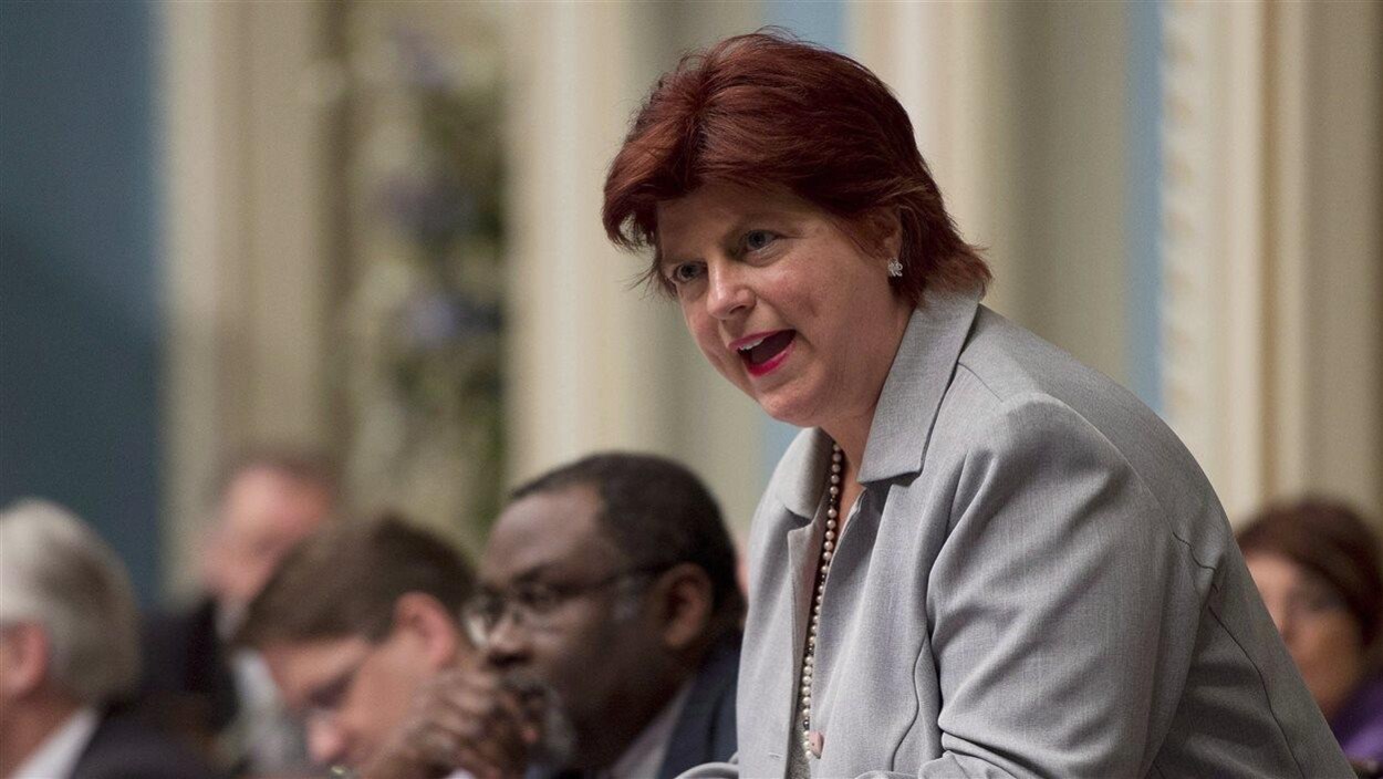 Nicole Léger, députée péquiste de Pointe-aux-Trembles Nicole Léger, députée péquiste de Pointe-aux-Trembles