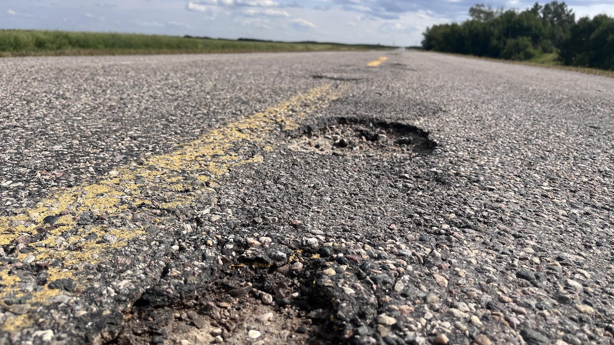Mauvais état de l'autoroute 41 au Manitoba