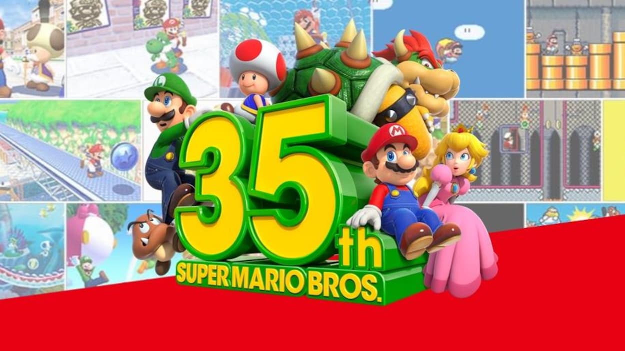 Nintendo Met Le Paquet Pour Celebrer Le 35 E Anniversaire De Mario Bros Radio Canada Ca
