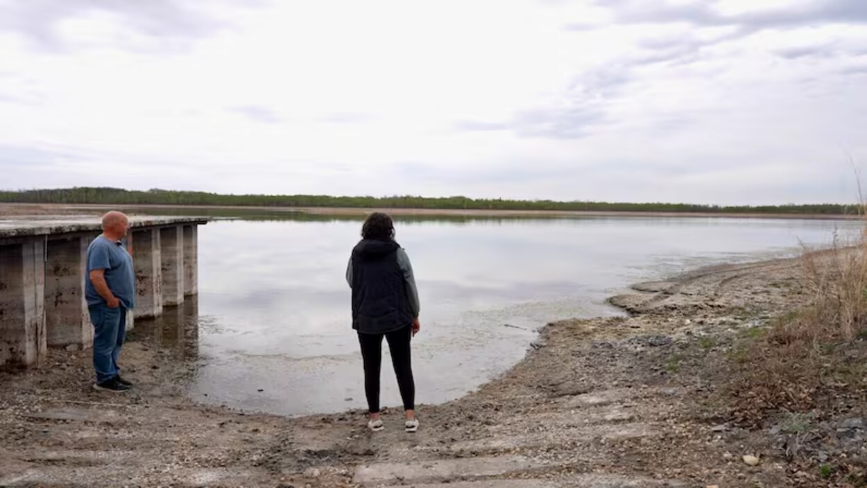 Le niveau du lac Buffalo à l’est de Red Deer est historiquement bas