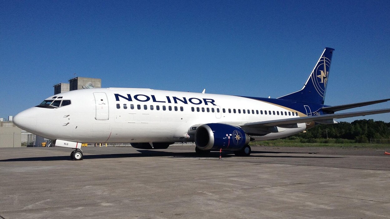 Un avion de Nolinor. Un avion de Nolinor.