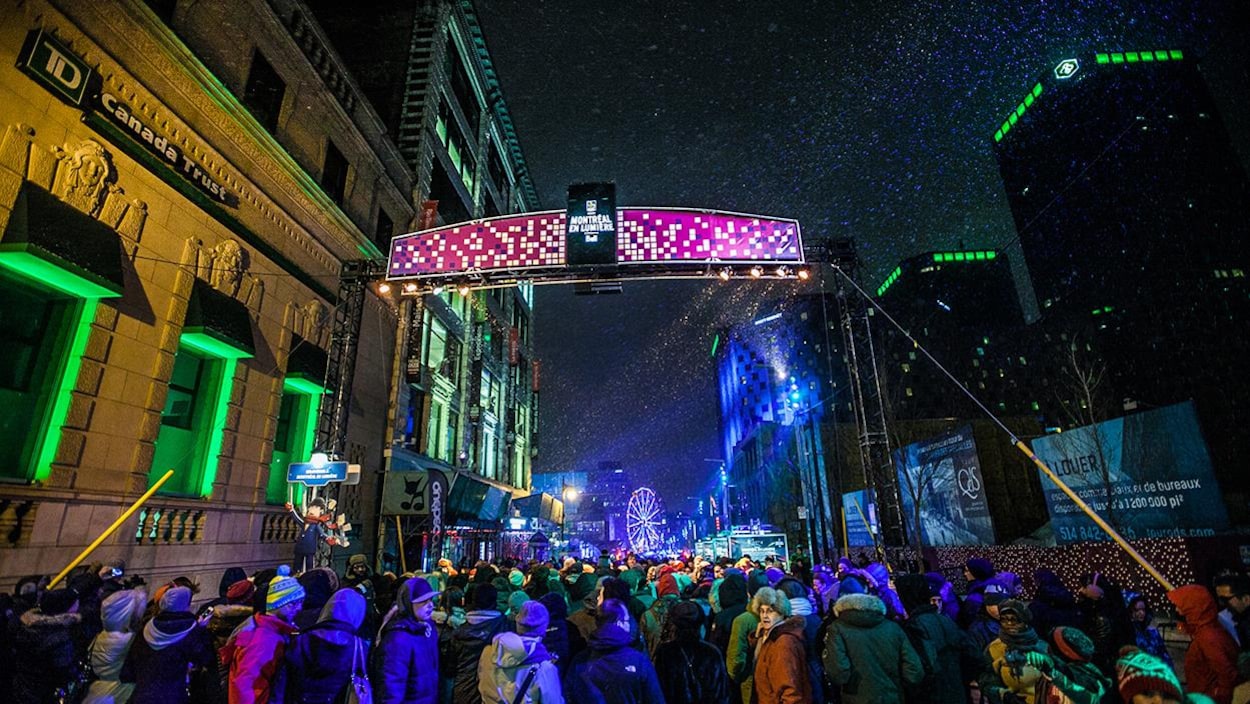 La Nuit blanche à Montréal en lumière La Nuit blanche à Montréal en lumière