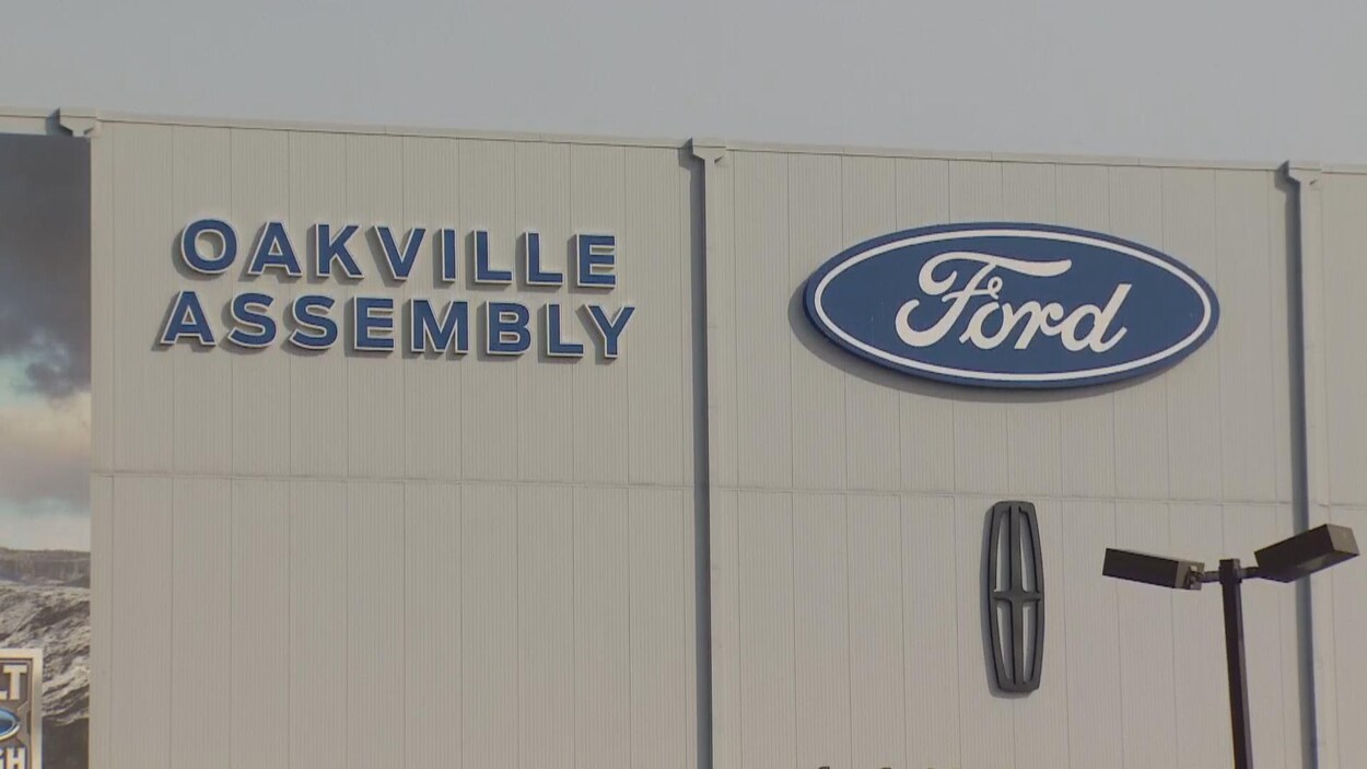 L'usine Ford à Oakville.
