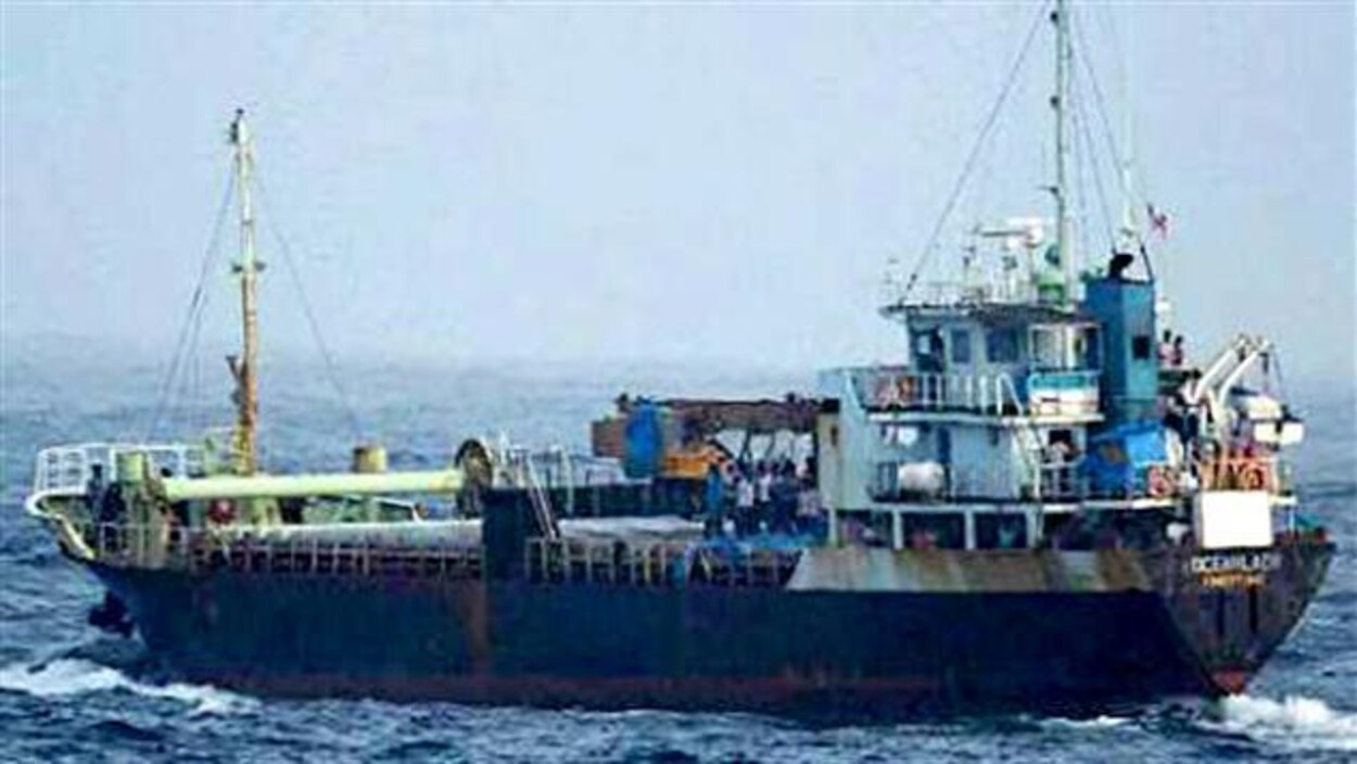Le navire Ocean Lady a été intercepté par les autorités canadiennes en 2009.