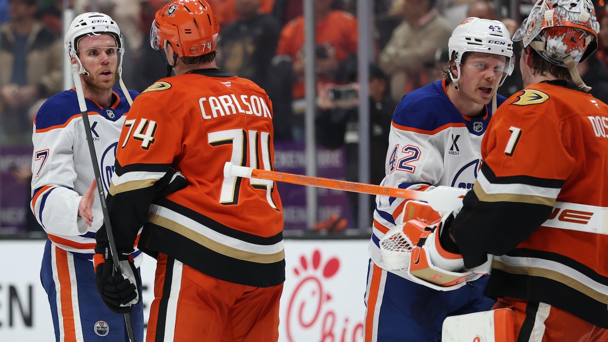 Saison terminée pour les Oilers, qui s’inclinent en six rencontres face aux Ducks