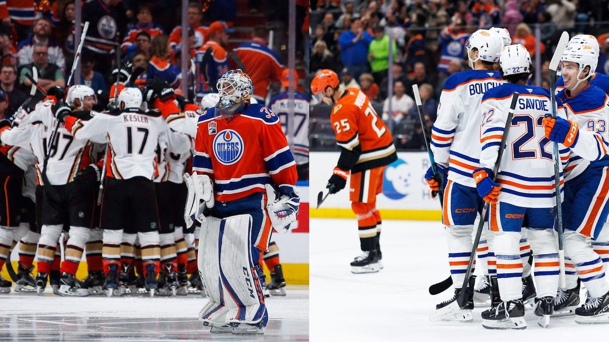 Ducks et Oilers, neuf ans plus tard, devant le miroir