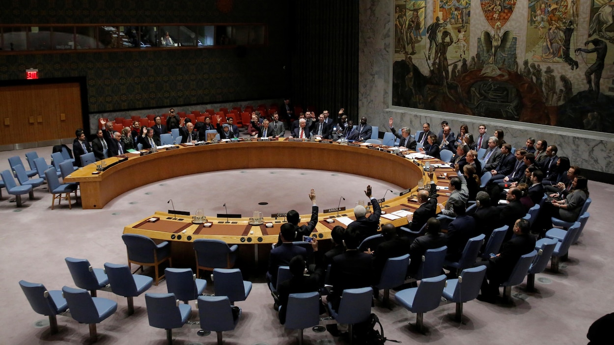 Le conseil de sécurité de l'ONU