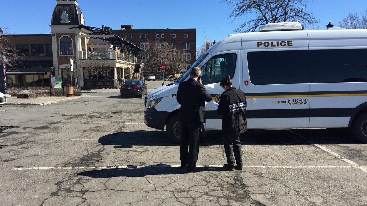 Opération policière à Drummondville le suspect a été arrêté Radio
