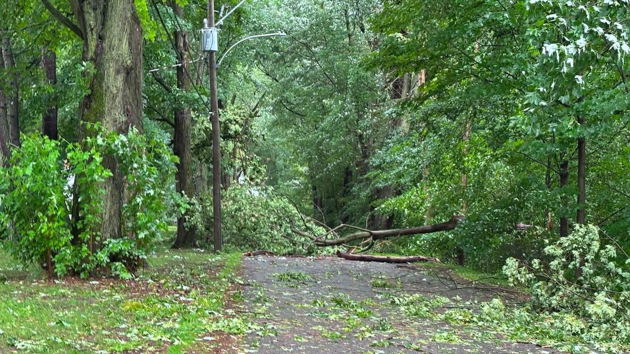 Des orages violents frappent la Mauricie