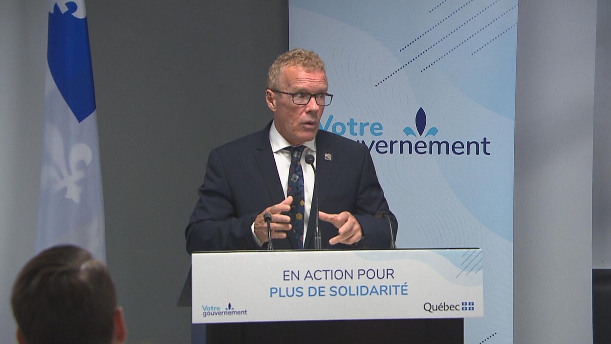 Jean Boulet en conférence de presse.