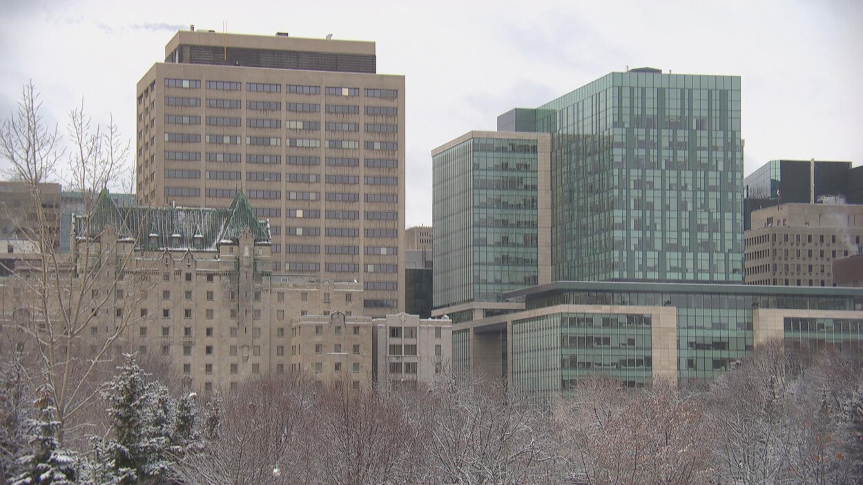 Le centre-ville d'Ottawa.