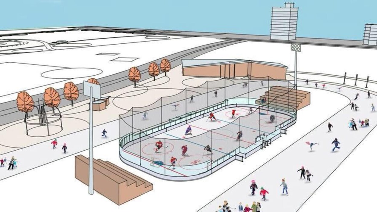 Halifax le rêve d'une patinoire en plein air aux dimensions de la LNH