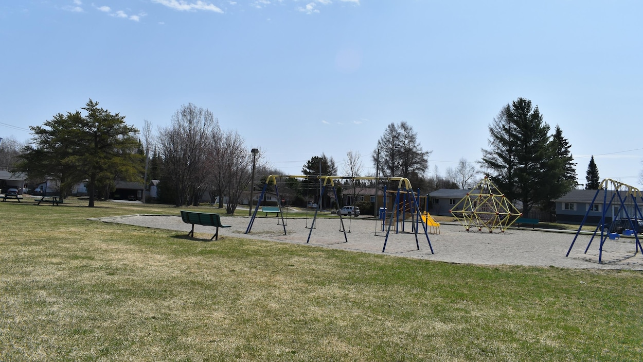 Le parc Vanier de Val-d'Or.