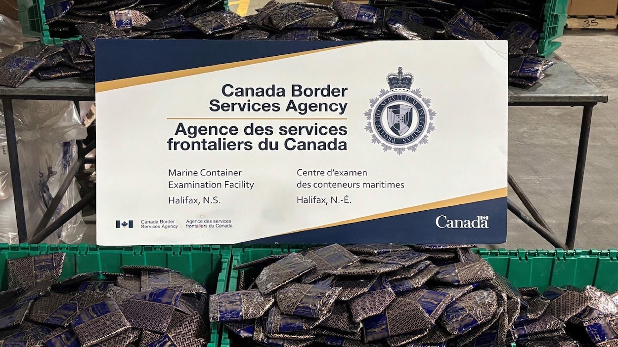 De la cocaïne dissimulée dans des pains pitas est saisie à Halifax