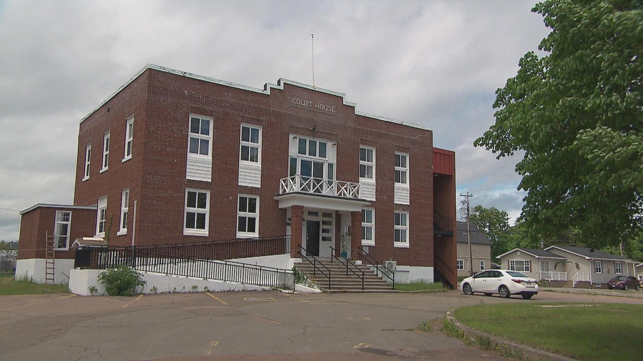 L'extérieur du palais de justice de Richibucto.