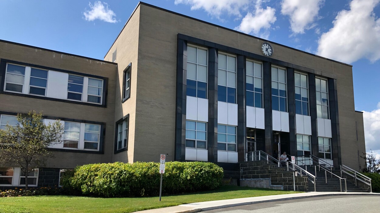 Le palais de justice de Rouyn-Noranda.