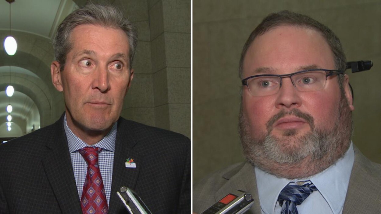 Brian Pallister (à gauche) et Steven Fletcher