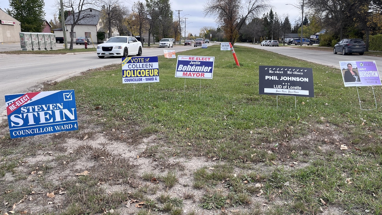 Des pancartes électorales au cœur des tensions durant la campagne municipale à Taché