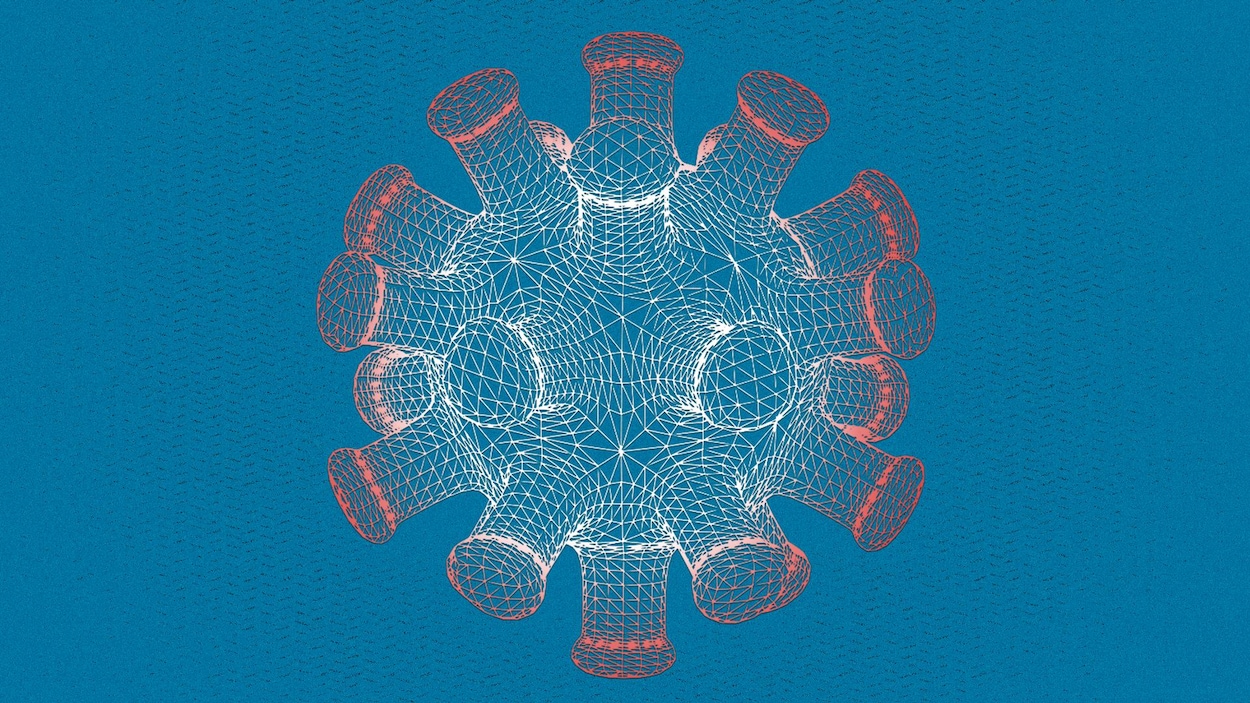 Illustration d'une molécule