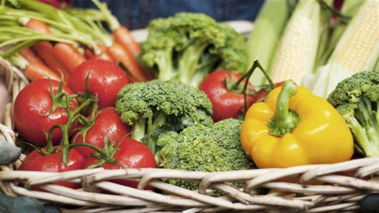 Panier de légumes.