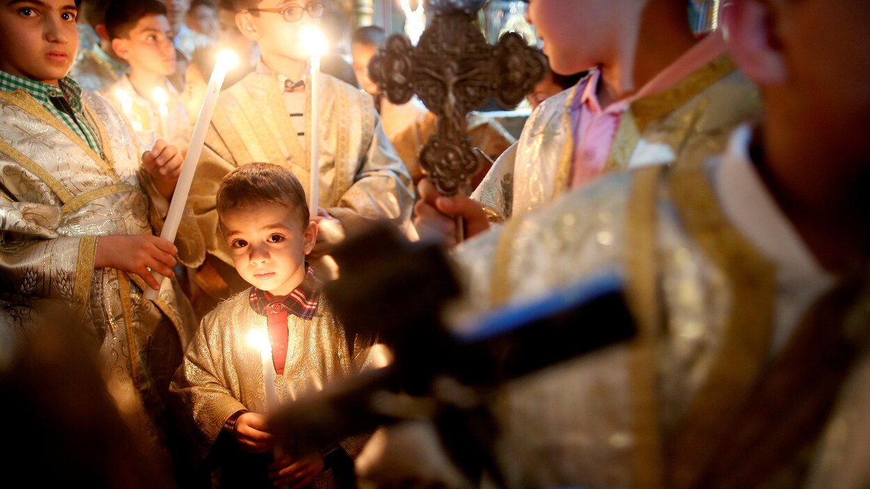 La Chrétienté s'adapte aux mesures sanitaires à la veille de Pâques Paques-chretiens-palestine-saint-porfirios-gaza-bande-de-gaza-eglise-semaine-en-images