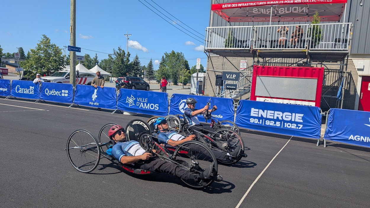 Une course de démonstration pour recruter au paracyclisme