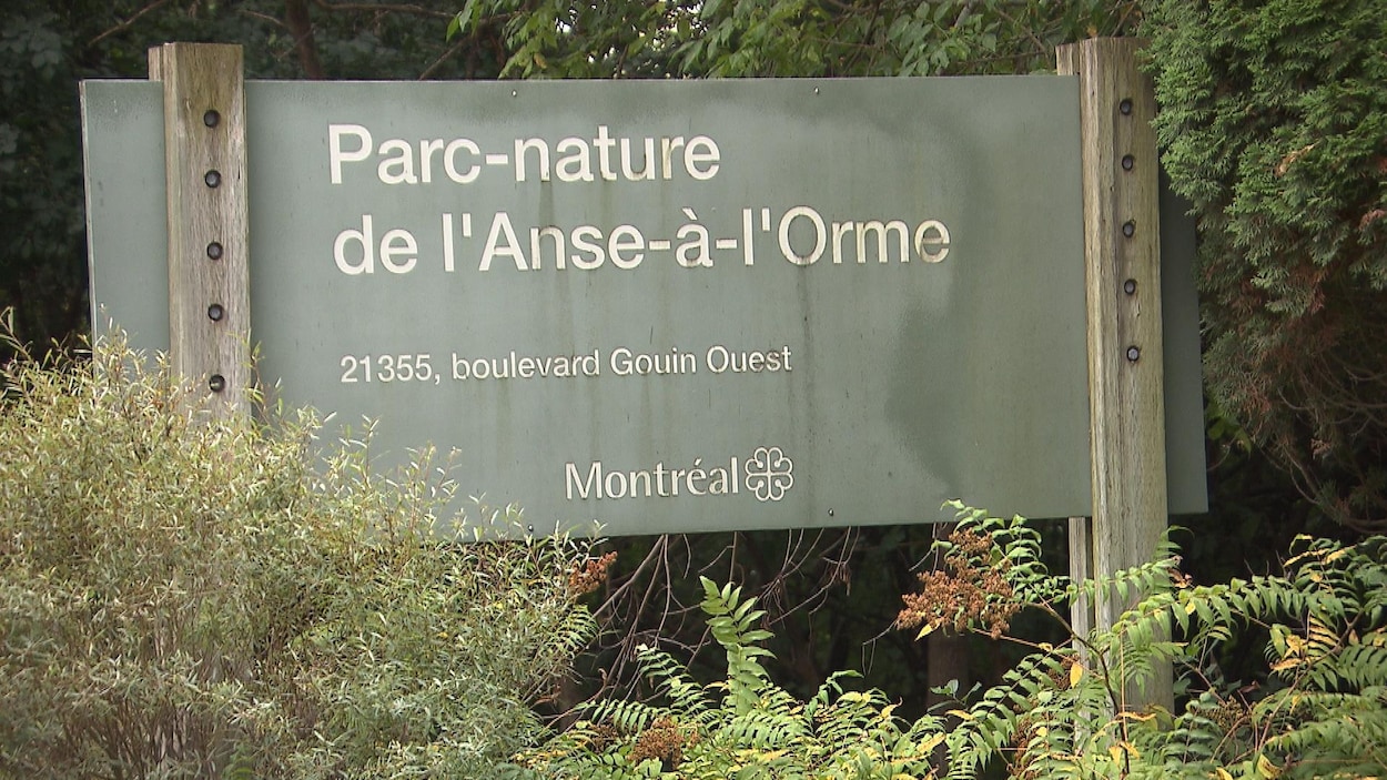 Affiche du parc-nature de l'Anse-à-l'Orme