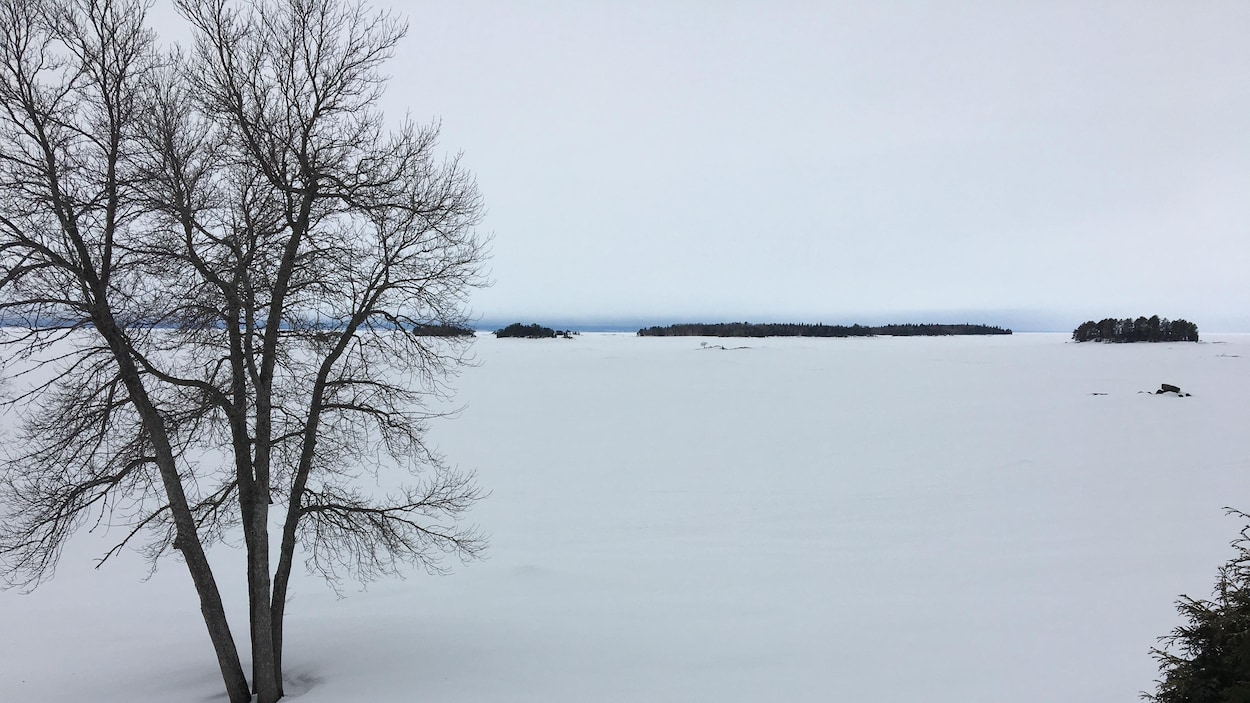 Iles du lac Saint-Jean en hiver Iles du lac Saint-Jean en hiver