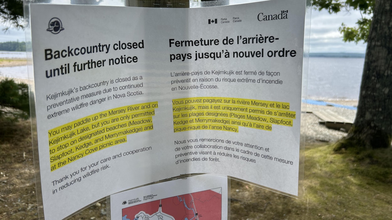L’interdiction d’aller en forêt en N.-É. lors des feux de 2025 est contestée en cour