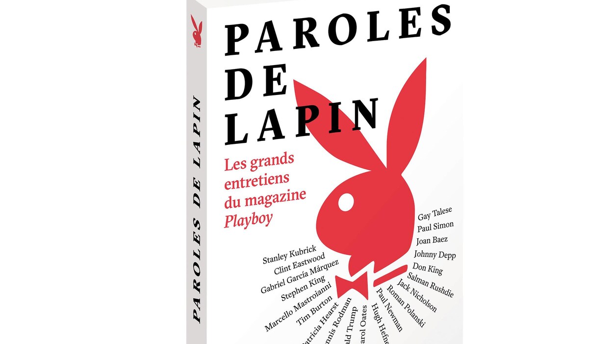 Le livre « Paroles de lapin : les grands entretiens du magazine 'Playboy' » en trois dimensions Le livre « Paroles de lapin : les grands entretiens du magazine 'Playboy' » en trois dimensions