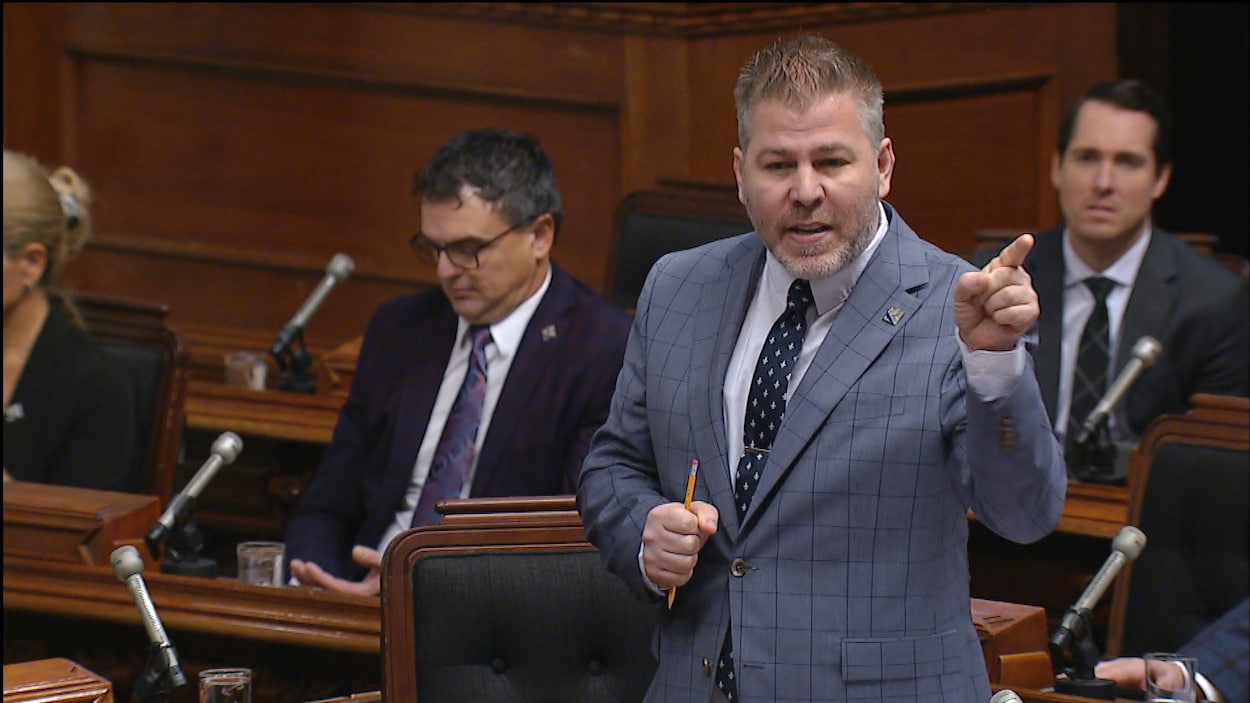 Pascal Bérubé chef intérimaire du Parti québécois et député de Matane-Matapédia.