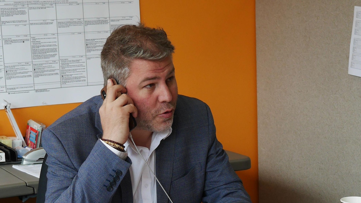 Pascal Bérubé, député sortant de Matane-Matapédia et candidat du Parti québécois Pascal Bérubé, député sortant de Matane-Matapédia et candidat du Parti québécois