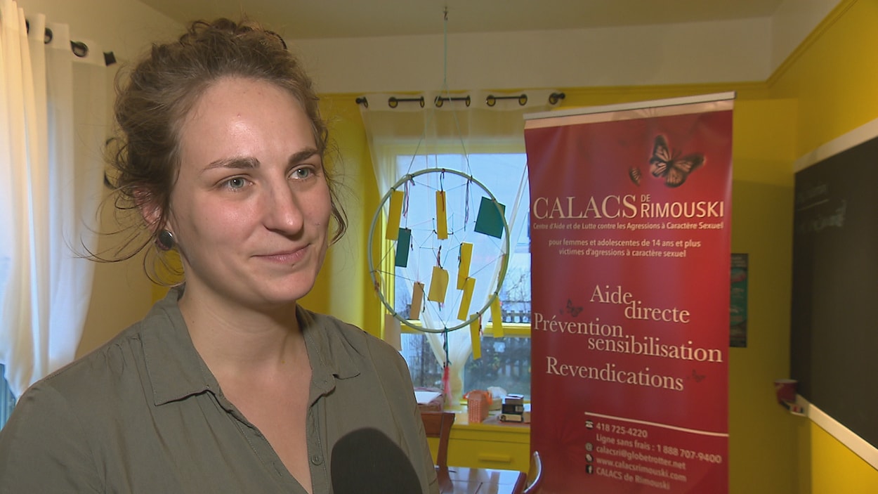 Pascale Parent, intervenante au CALACS de Rimouski Pascale Parent, intervenante au CALACS de Rimouski