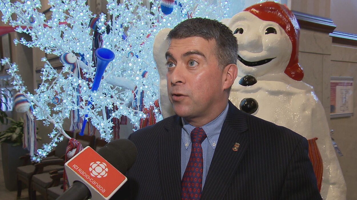 Paul-Christian Nolin, attaché de presse du maire de Québec.
