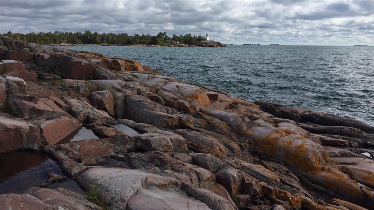 Baie Georgienne près de Killarney, en Ontario Baie Georgienne près de Killarney, en Ontario