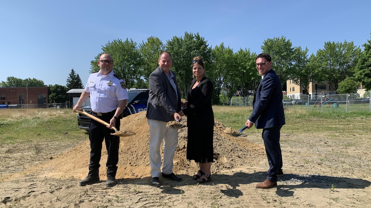 Début du chantier pour le nouveau QG de la police de Trois-Rivières
