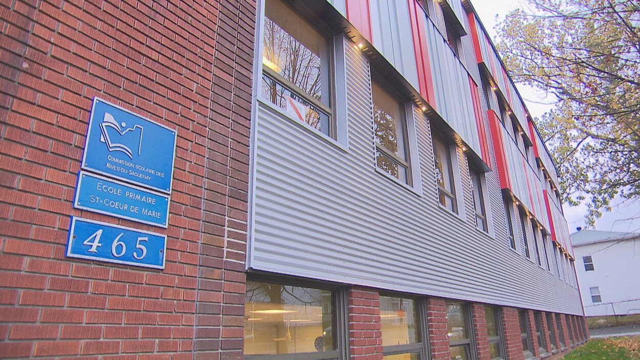 La façade de l'école primaire Saint-Coeur de Marie