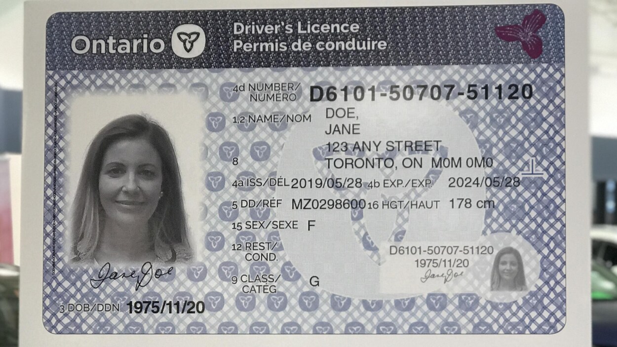 Le Nouveau Permis De Conduire De L Ontario Devoile Radio Canada Ca