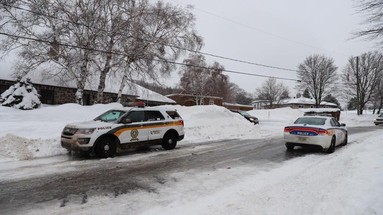 Une perquisition a notamment eu lieu dans cette résidence du secteur Saint-Romuald, sur la rive sud de Québec.