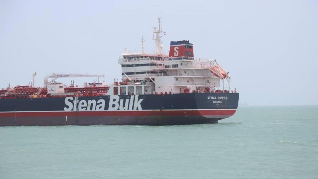 Le pétrolier britannique Stena Impero.