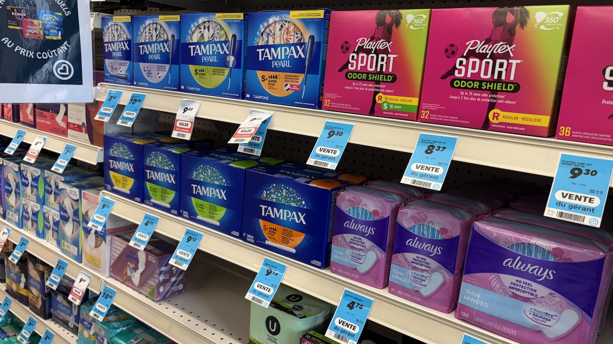 Une pharmacie à Ascot Corner renonce aux profits sur la vente de produits menstruels