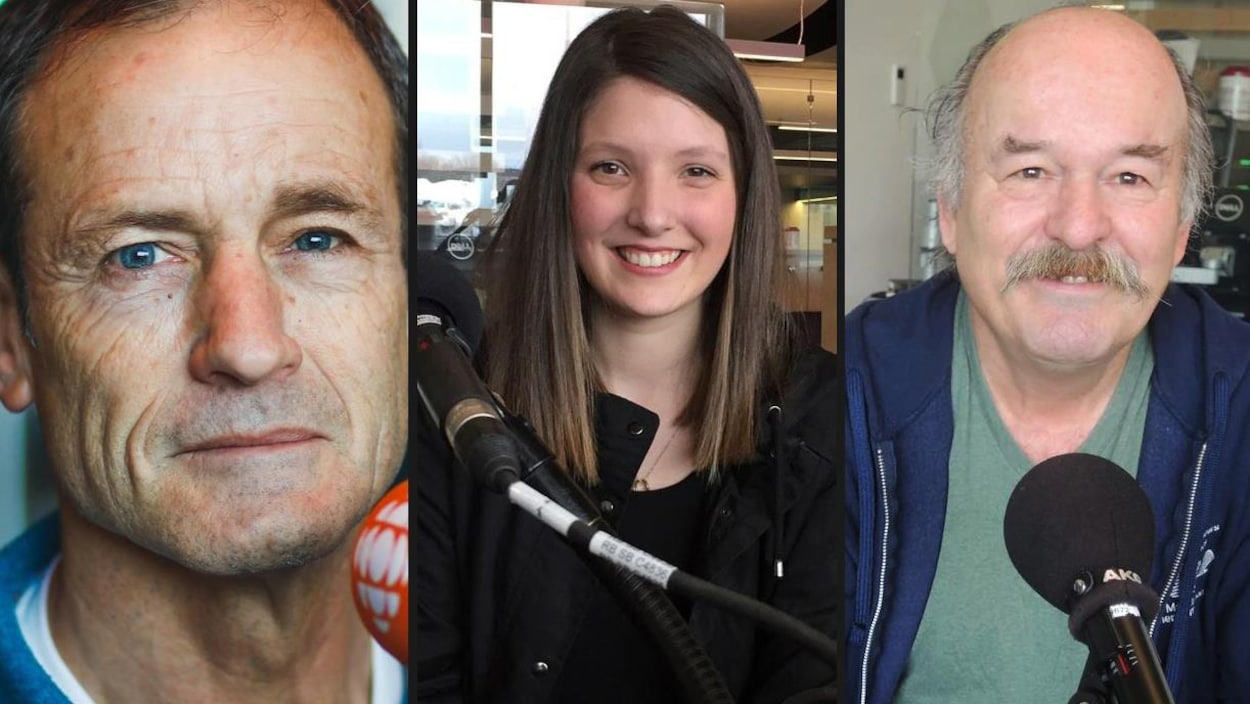 Phil Comeau, Chloé Breault et Jean-Marie Nadeau