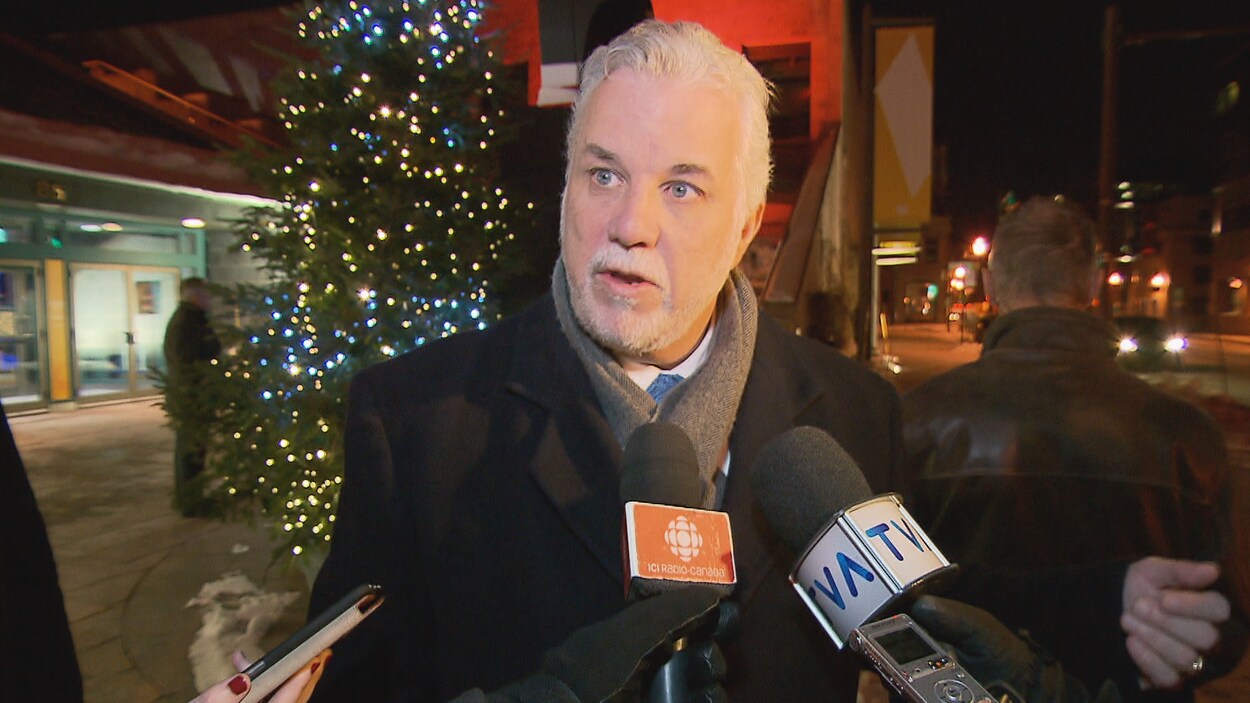 Le premier ministre Philippe Couillard au lancement du forum de l'Artic Circle. Le premier ministre Philippe Couillard au lancement du forum de l'Artic Circle.