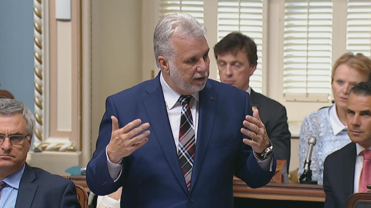 Le premier ministre du Québec, Philippe Couillard Le premier ministre du Québec, Philippe Couillard