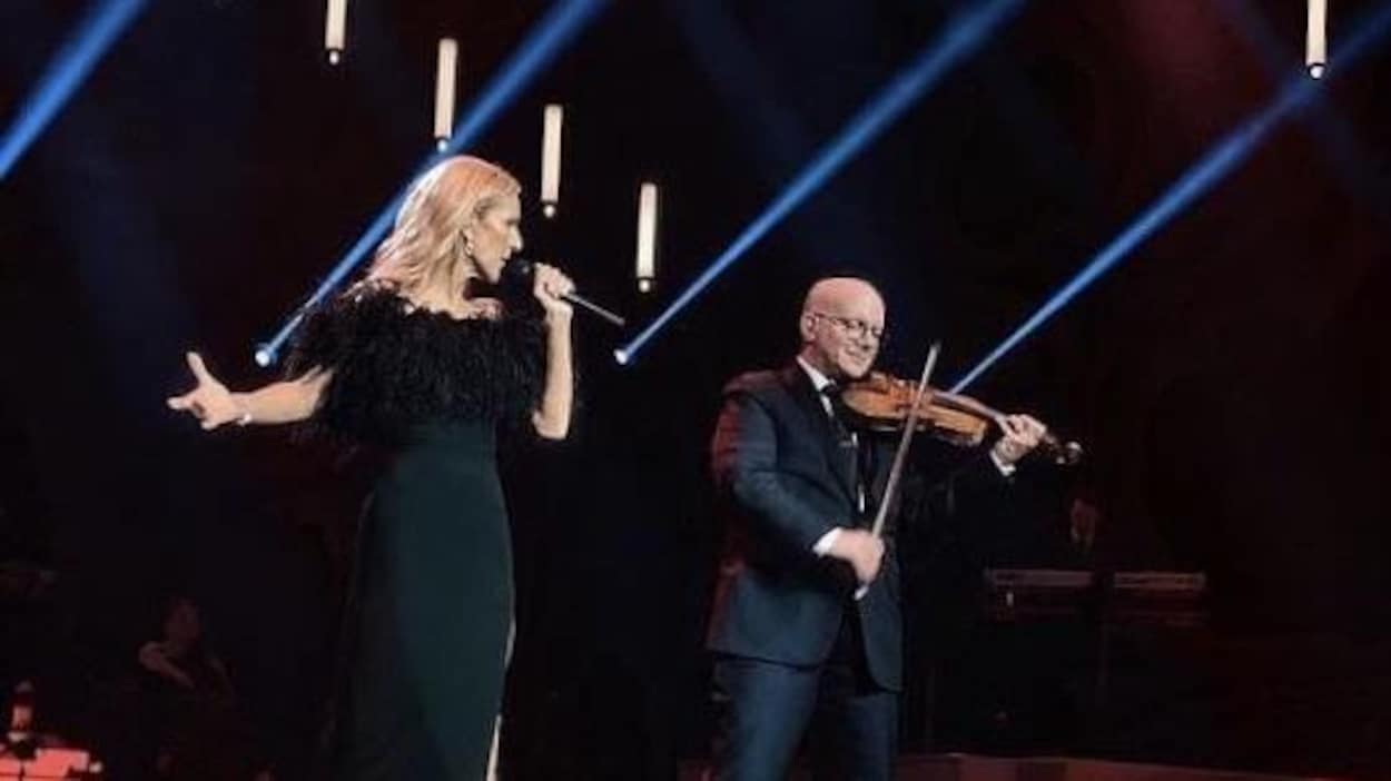 « Je l’ai rarement vue aussi heureuse », raconte un violoniste de Céline Dion