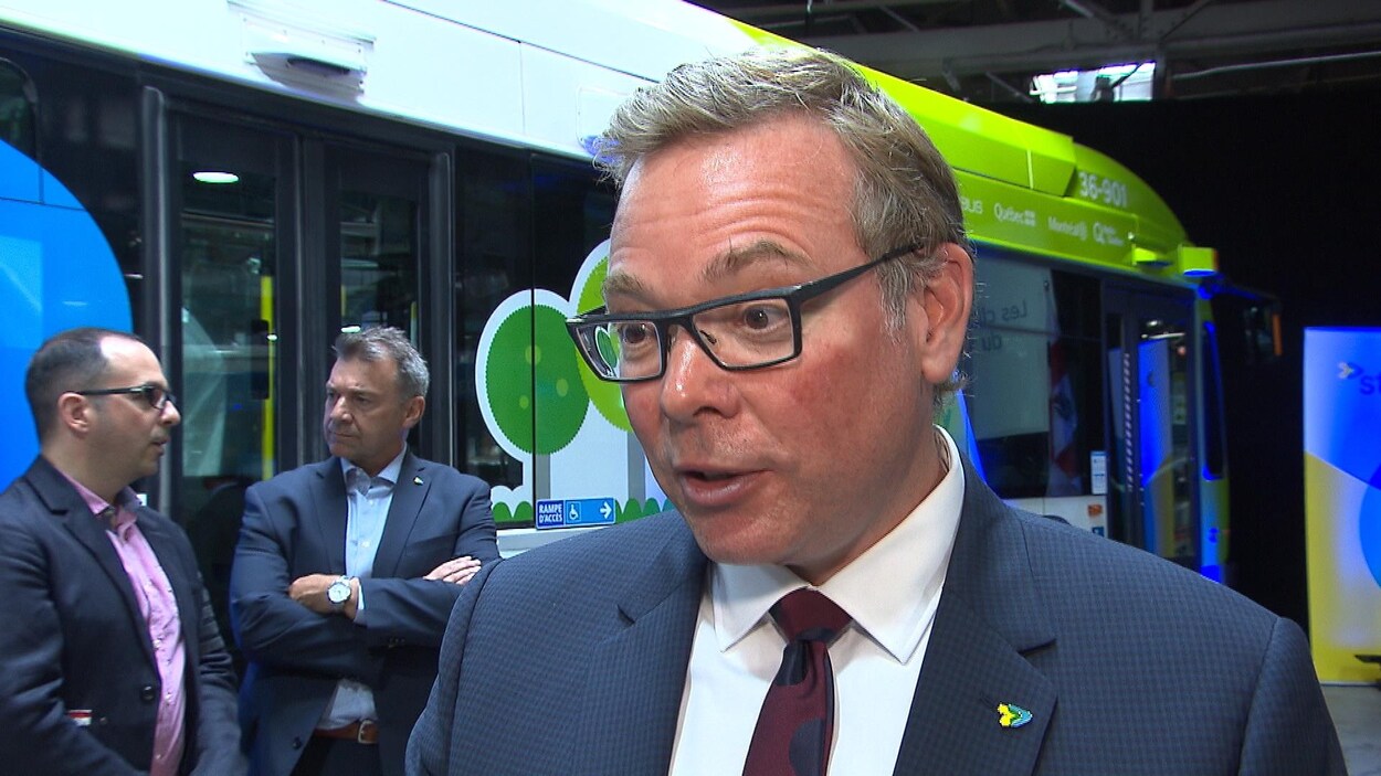 Le président de la STM, Philippe Schnobb