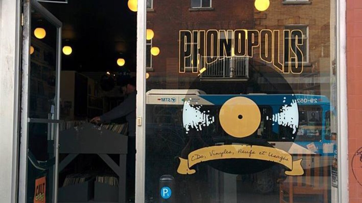 Le magasin Phonopolis, sur la rue Bernard, dans le quartier Mile-End.