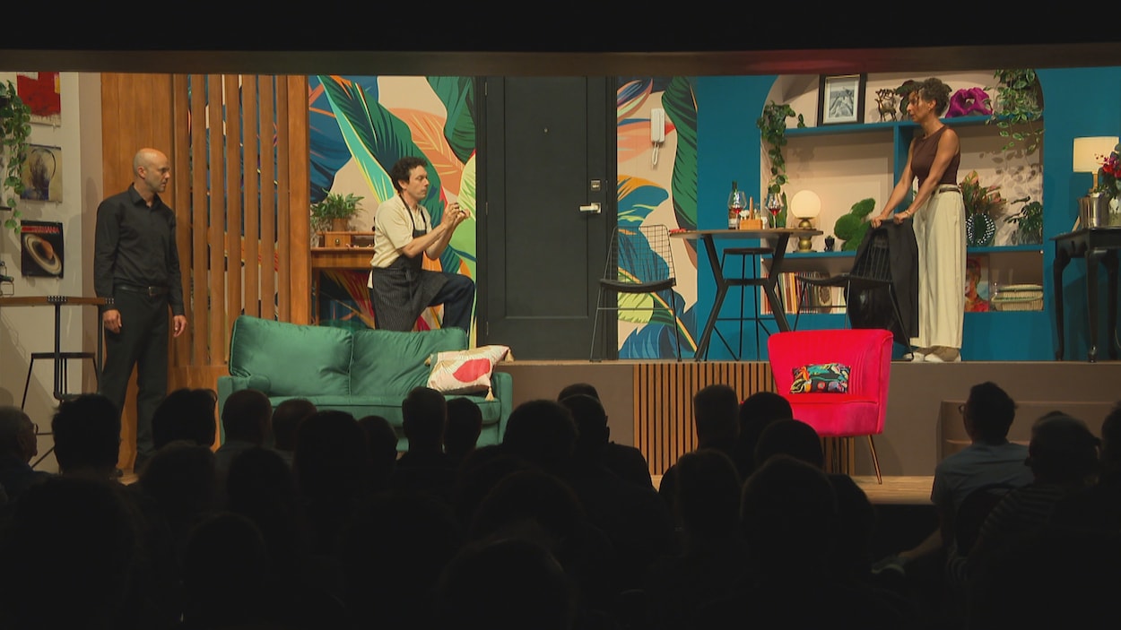 La pièce « Rupture à domicile » au Théâtre Petit Champlain