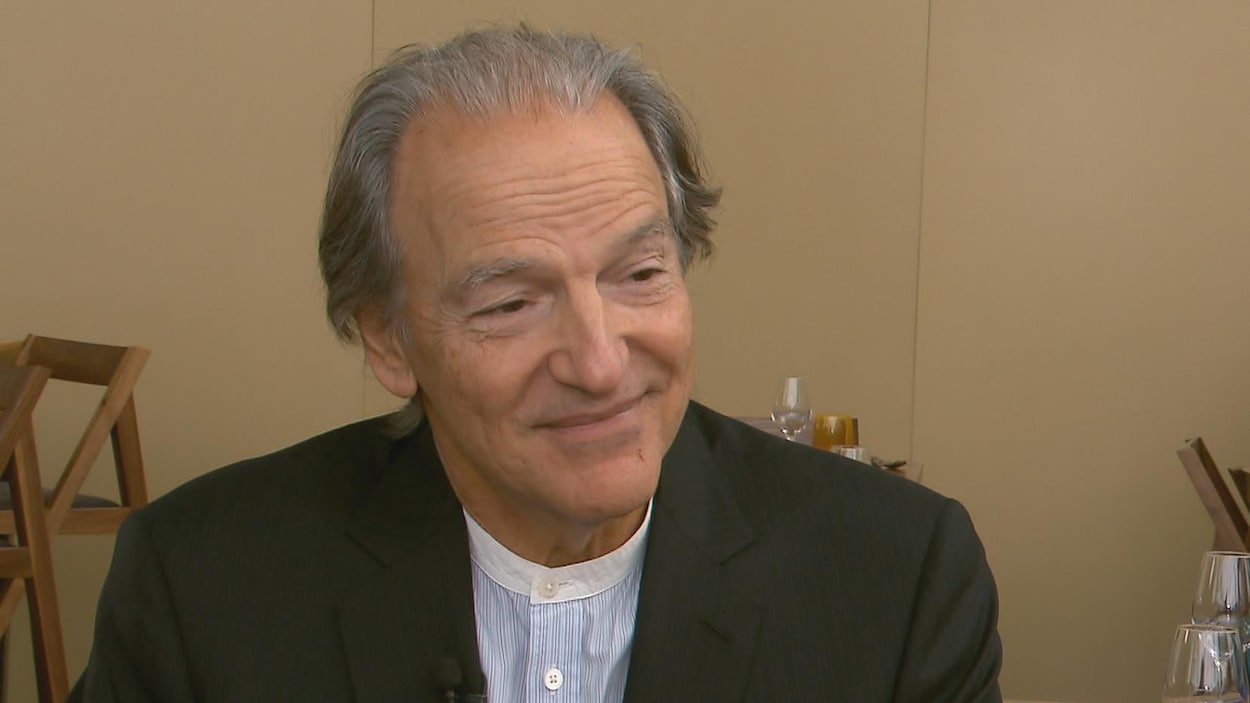 Pierre Lassonde au café du Musée national des beaux-arts